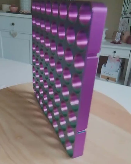 Jumbo Döschen-Regal für Diamond Painting – 3D-gedruckter Organizer mit 64 Fächern – Aufbewahrung für große Behälter & Strass